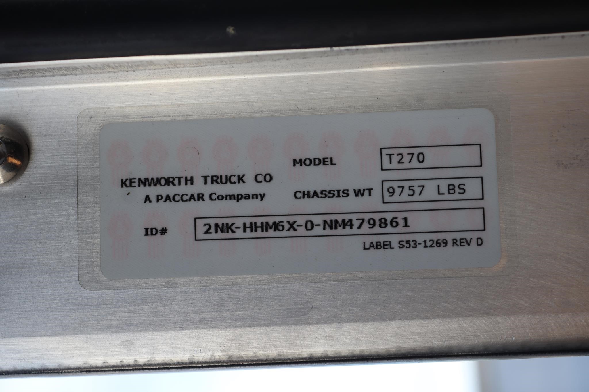 2022 KENWORTH T270 9077060222 2022 KENWORTH T270 9077060222