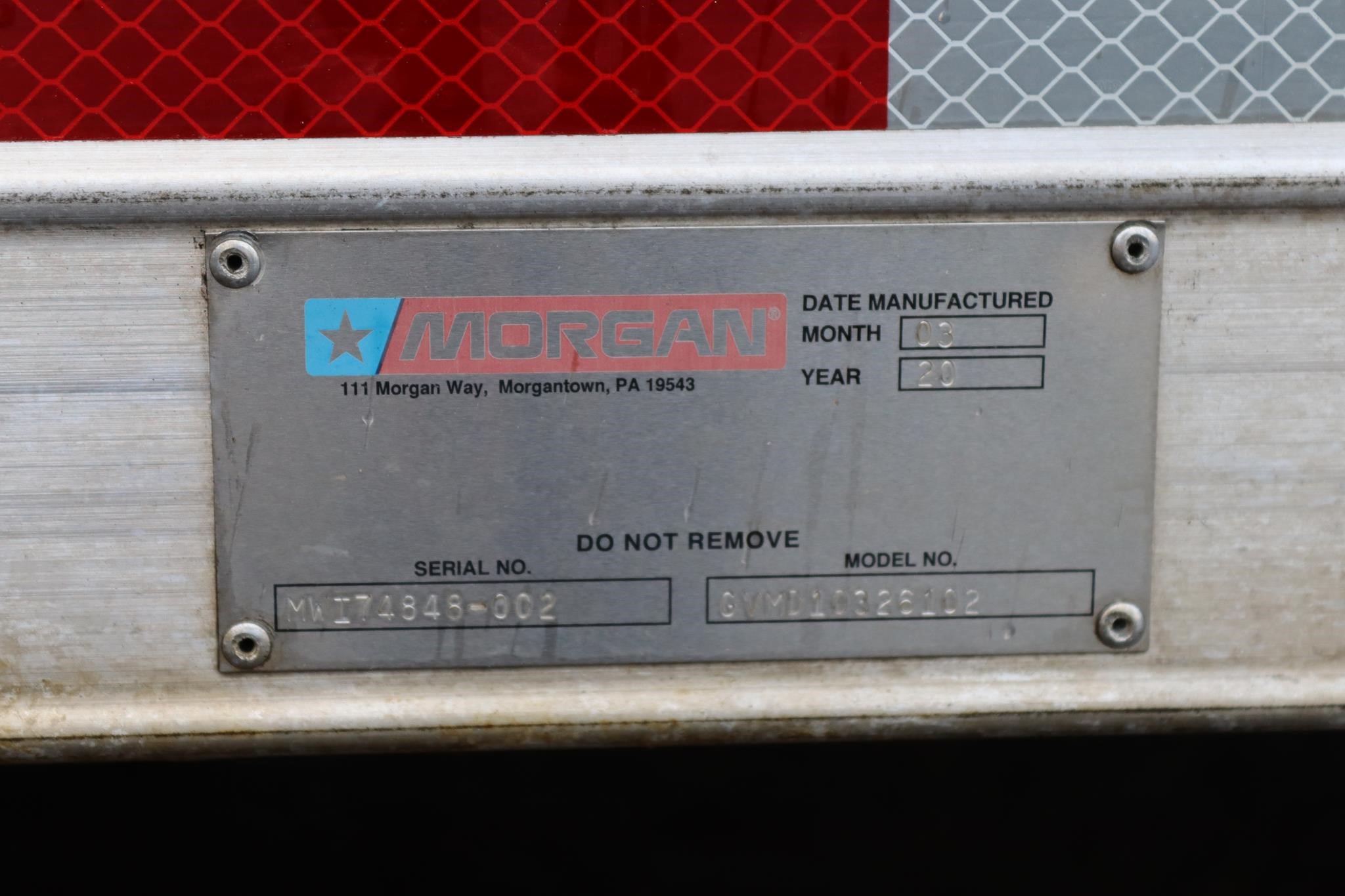 2020 MORGAN 26 FT 10015689968 2020 MORGAN 26 FT 10015689968