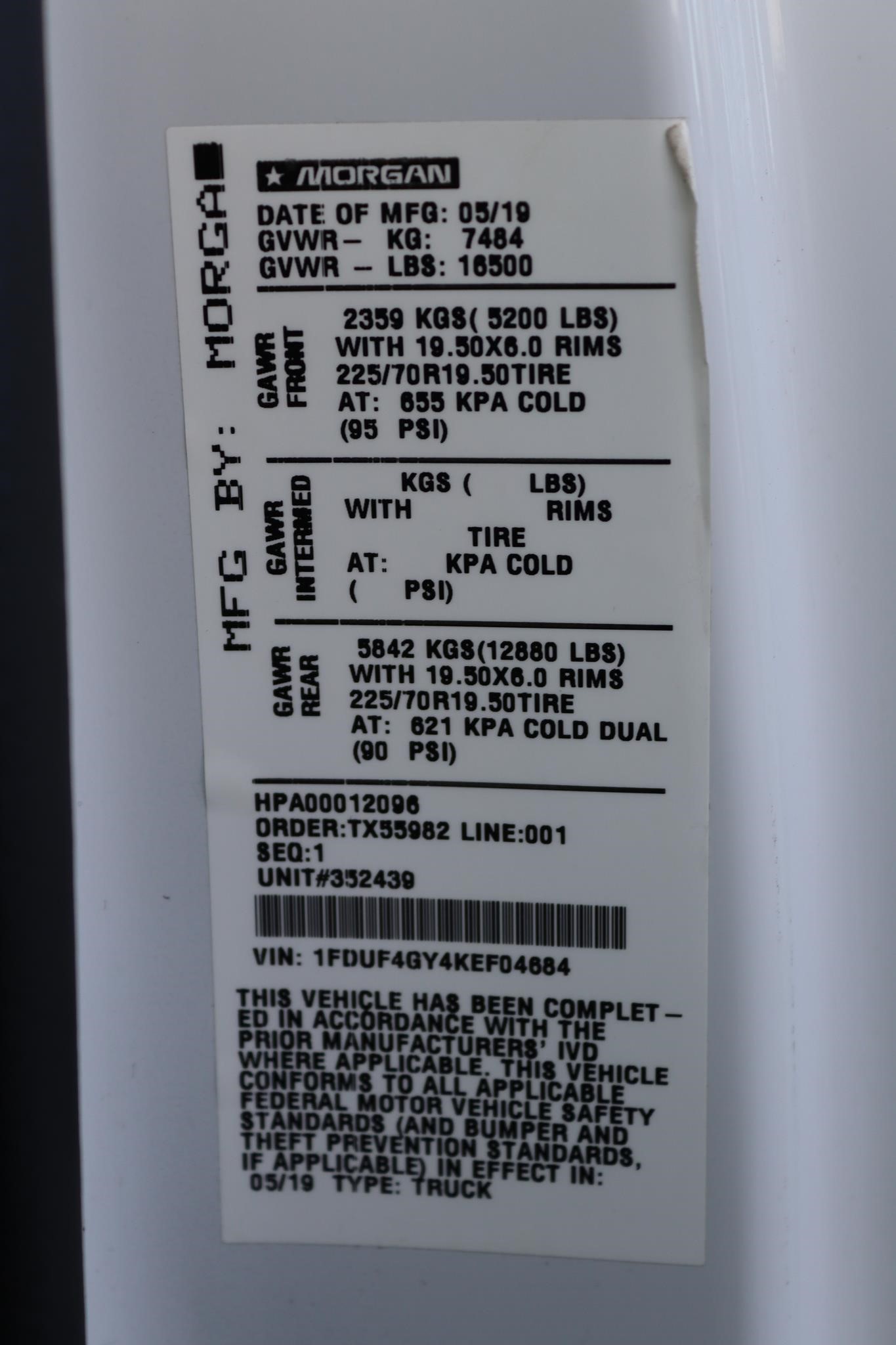 2019 FORD F450 XL 10024188910 2019 FORD F450 XL 10024188910