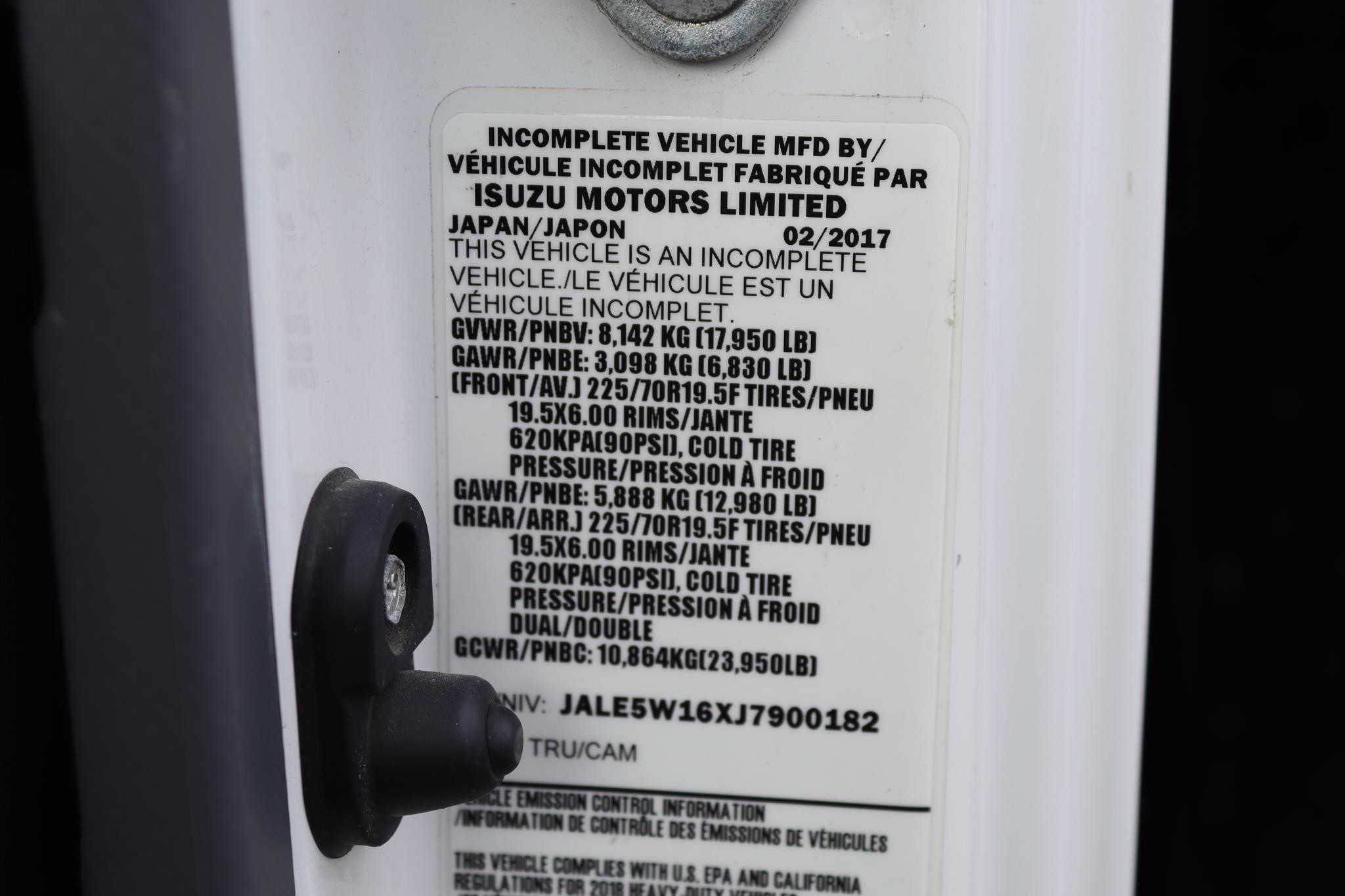 2018 ISUZU NQR 10028872734 2018 ISUZU NQR 10028872734