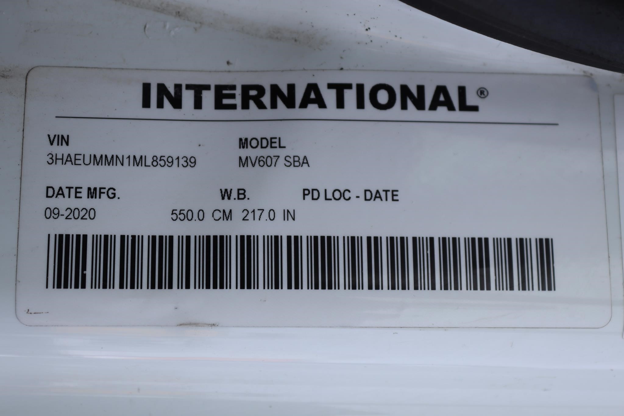 2021 INTERNATIONAL MV 11002285883 2021 INTERNATIONAL MV 11002285883