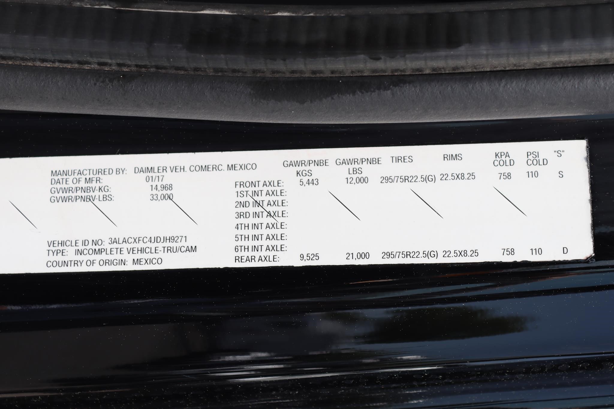 2018 FREIGHTLINER BUSINESS CLASS M2 106 11024112095 2018 FREIGHTLINER BUSINESS CLASS M2 106 11024112095