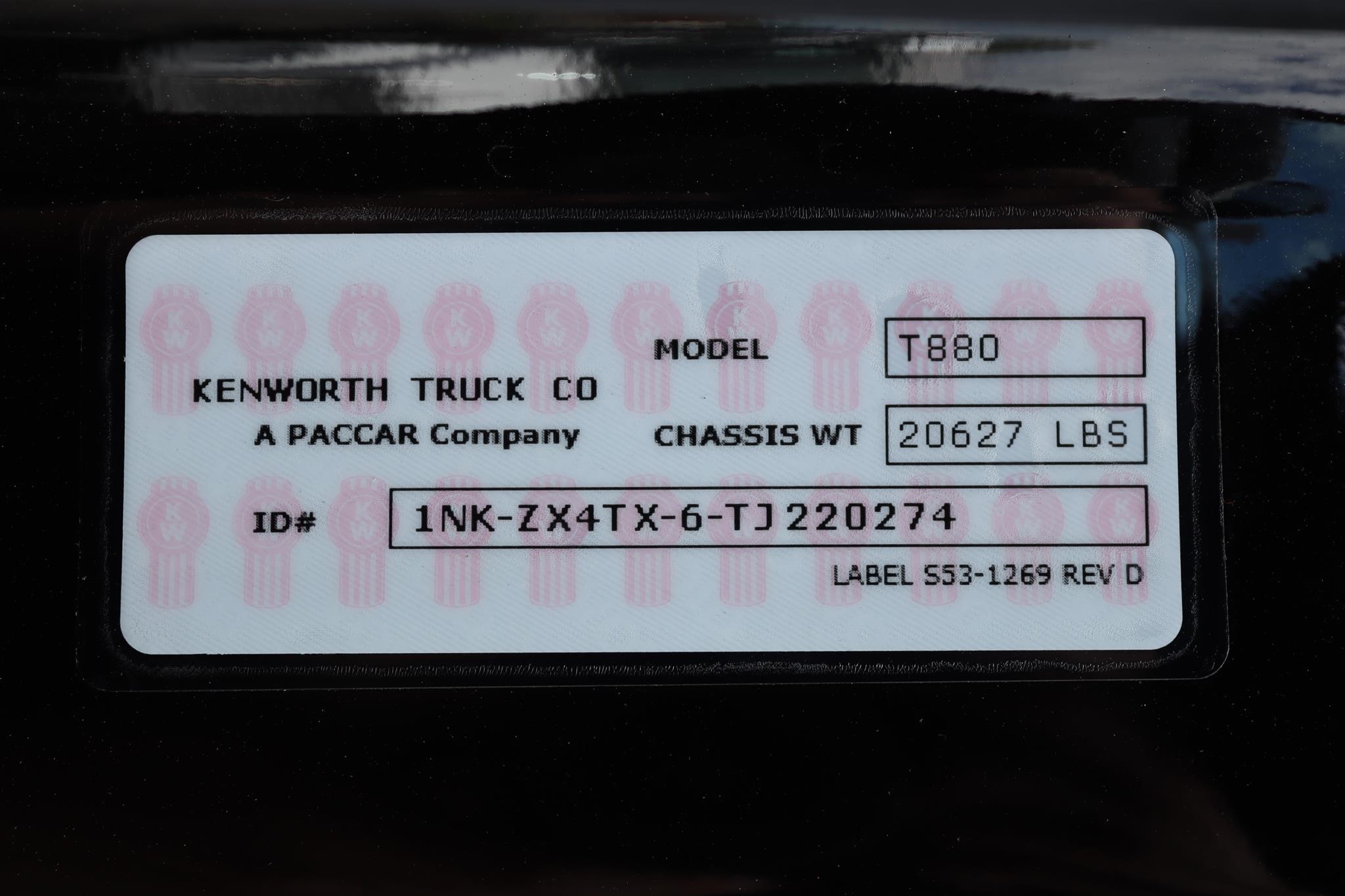 2026 KENWORTH T880 11024759377 2026 KENWORTH T880 11024759377