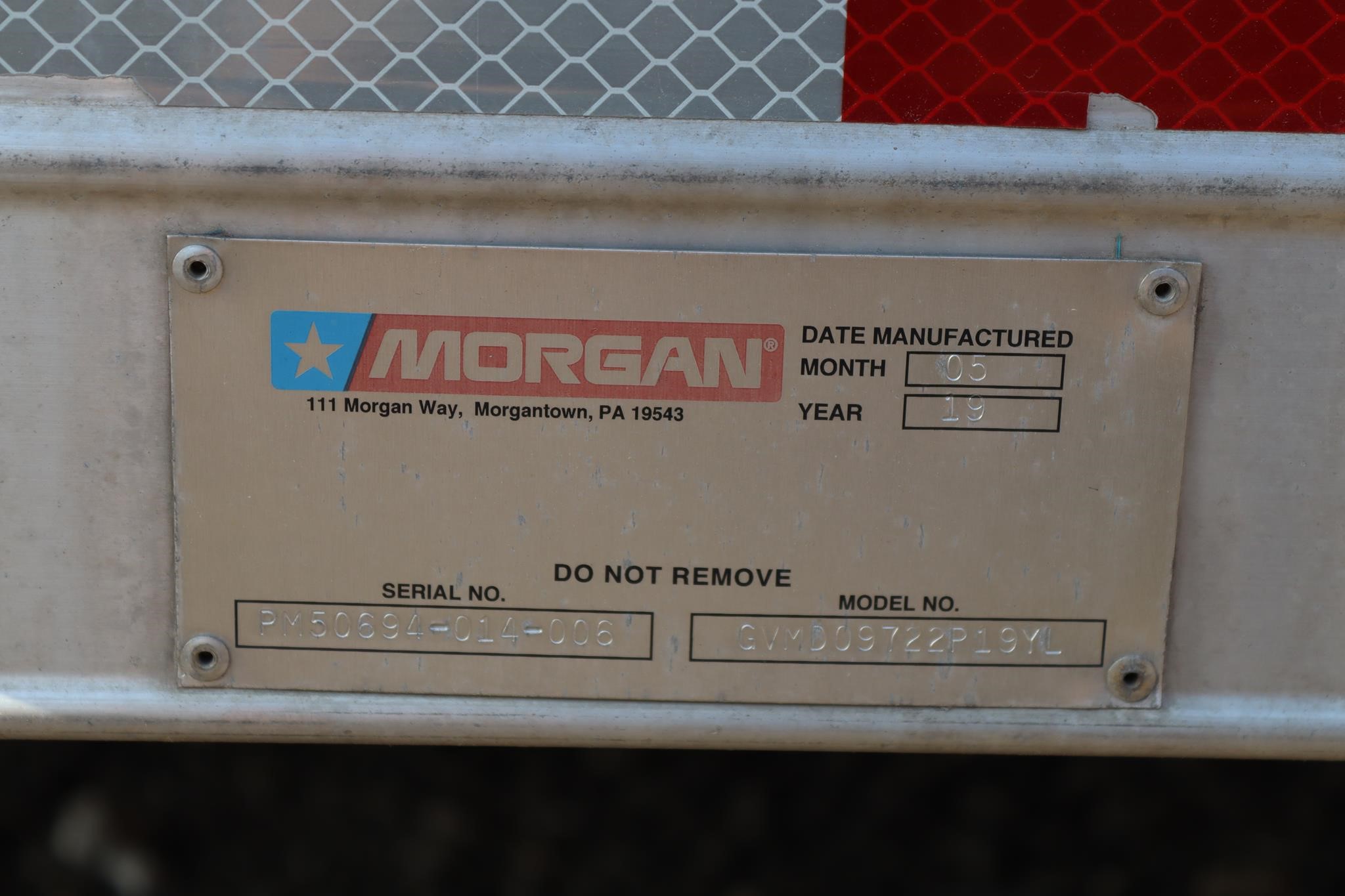 2019 MORGAN 22 FT 11028151653 2019 MORGAN 22 FT 11028151653