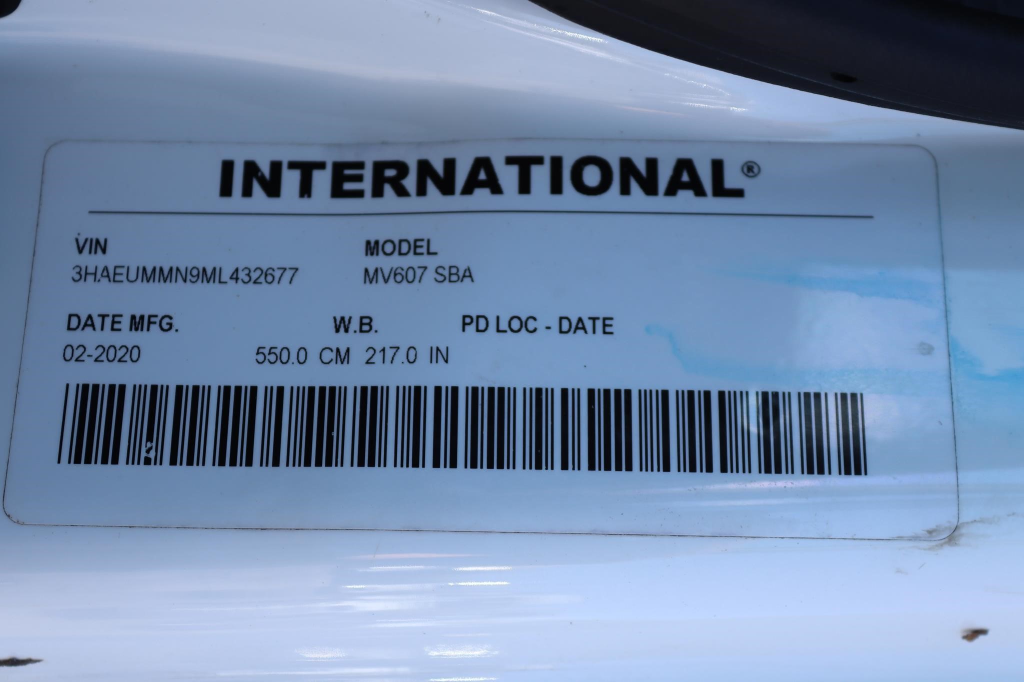 2021 INTERNATIONAL MV 11028803518 2021 INTERNATIONAL MV 11028803518