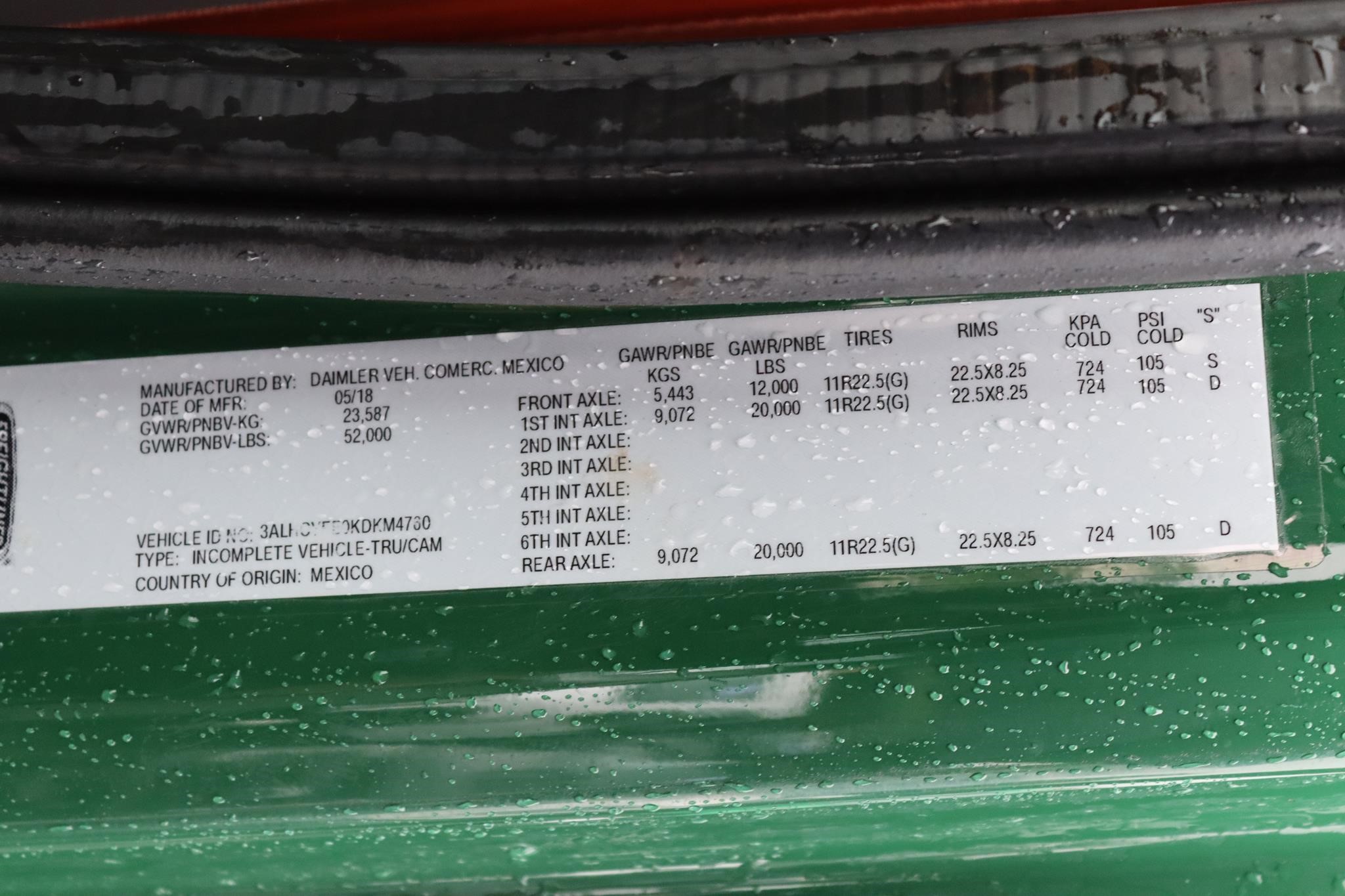 2019 FREIGHTLINER BUSINESS CLASS M2 106 11032408740 2019 FREIGHTLINER BUSINESS CLASS M2 106 11032408740