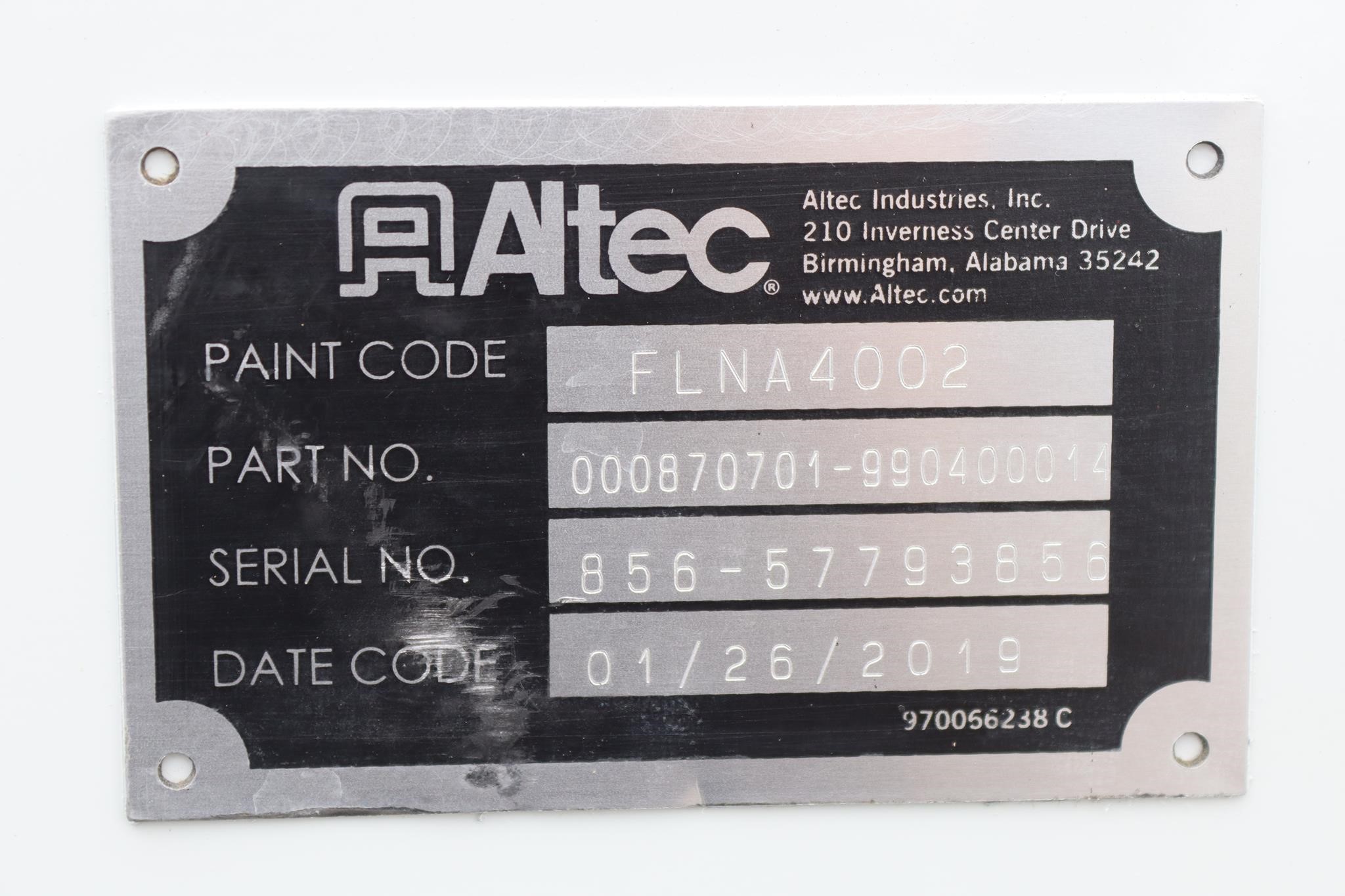 2019 ALTEC AT200A 11035101492 2019 ALTEC AT200A 11035101492