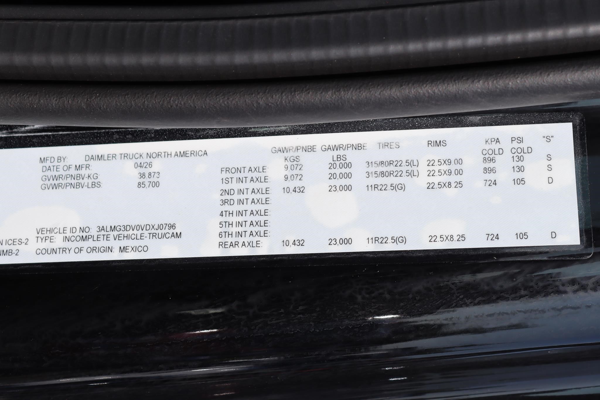 2027 FREIGHTLINER 114SD PLUS 11035670469 2027 FREIGHTLINER 114SD PLUS 11035670469