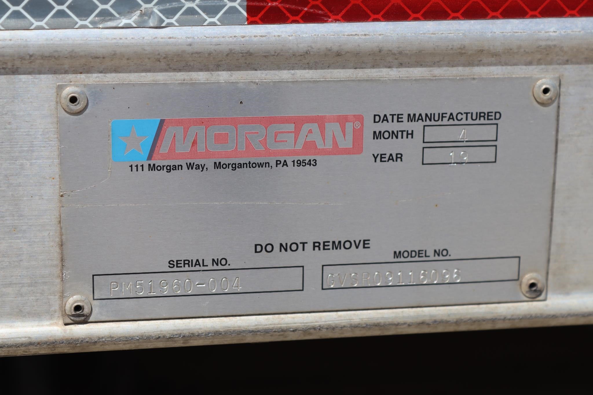 2019 MORGAN 16 FT 11035860950 2019 MORGAN 16 FT 11035860950