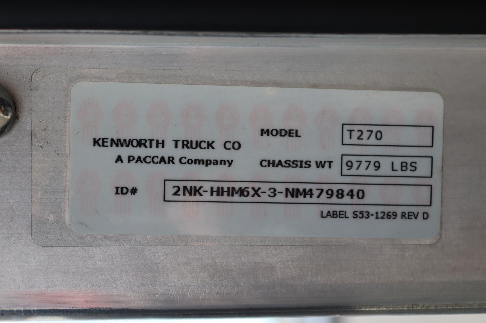 2022 KENWORTH T270 11037823953 2022 KENWORTH T270 11037823953