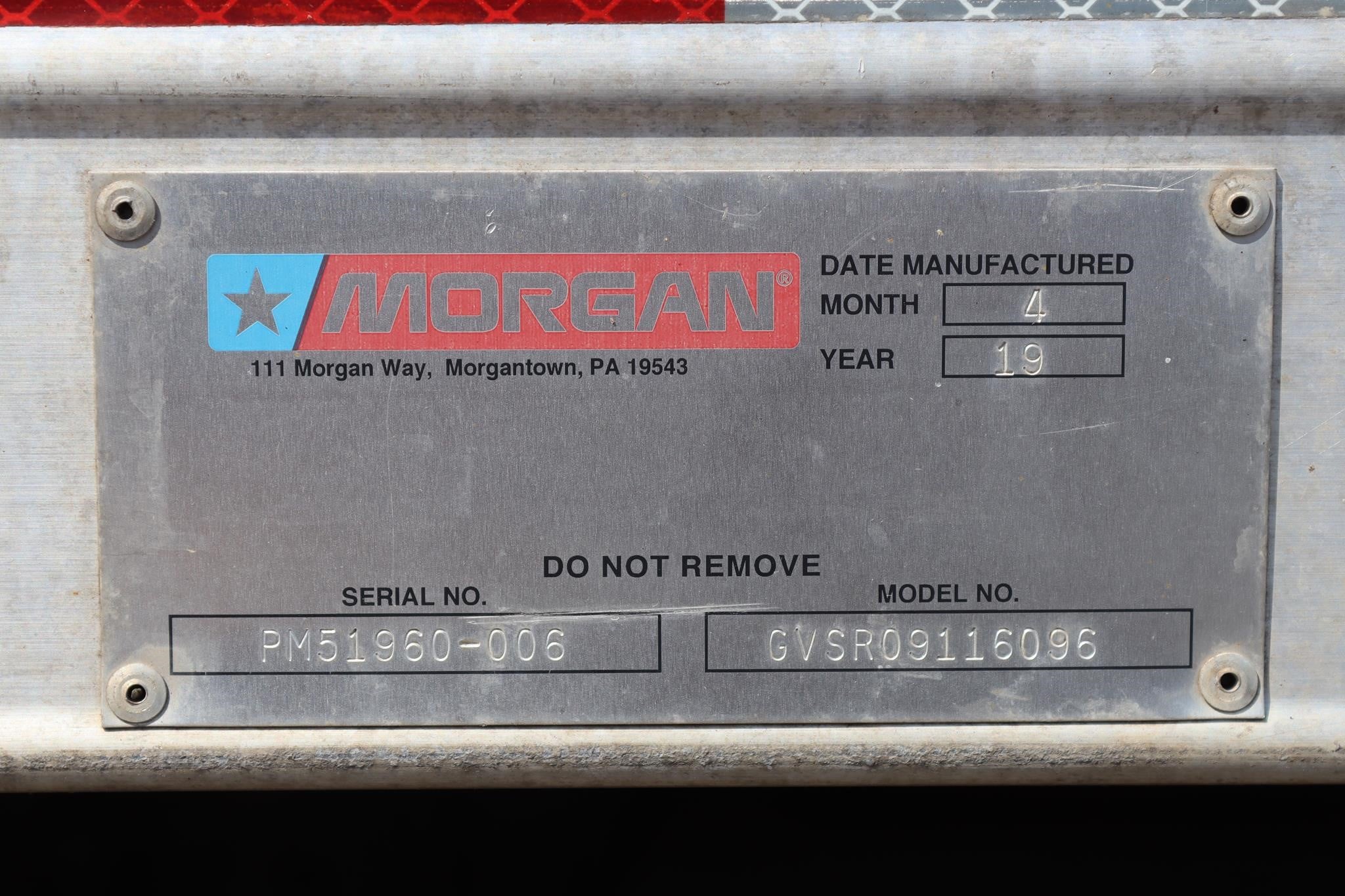 2019 MORGAN 16 FT 11039535908 2019 MORGAN 16 FT 11039535908