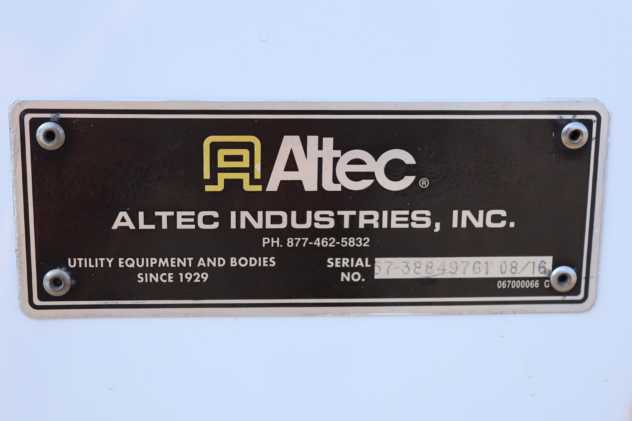 2016 ALTEC AT37G 11039879373 2016 ALTEC AT37G 11039879373