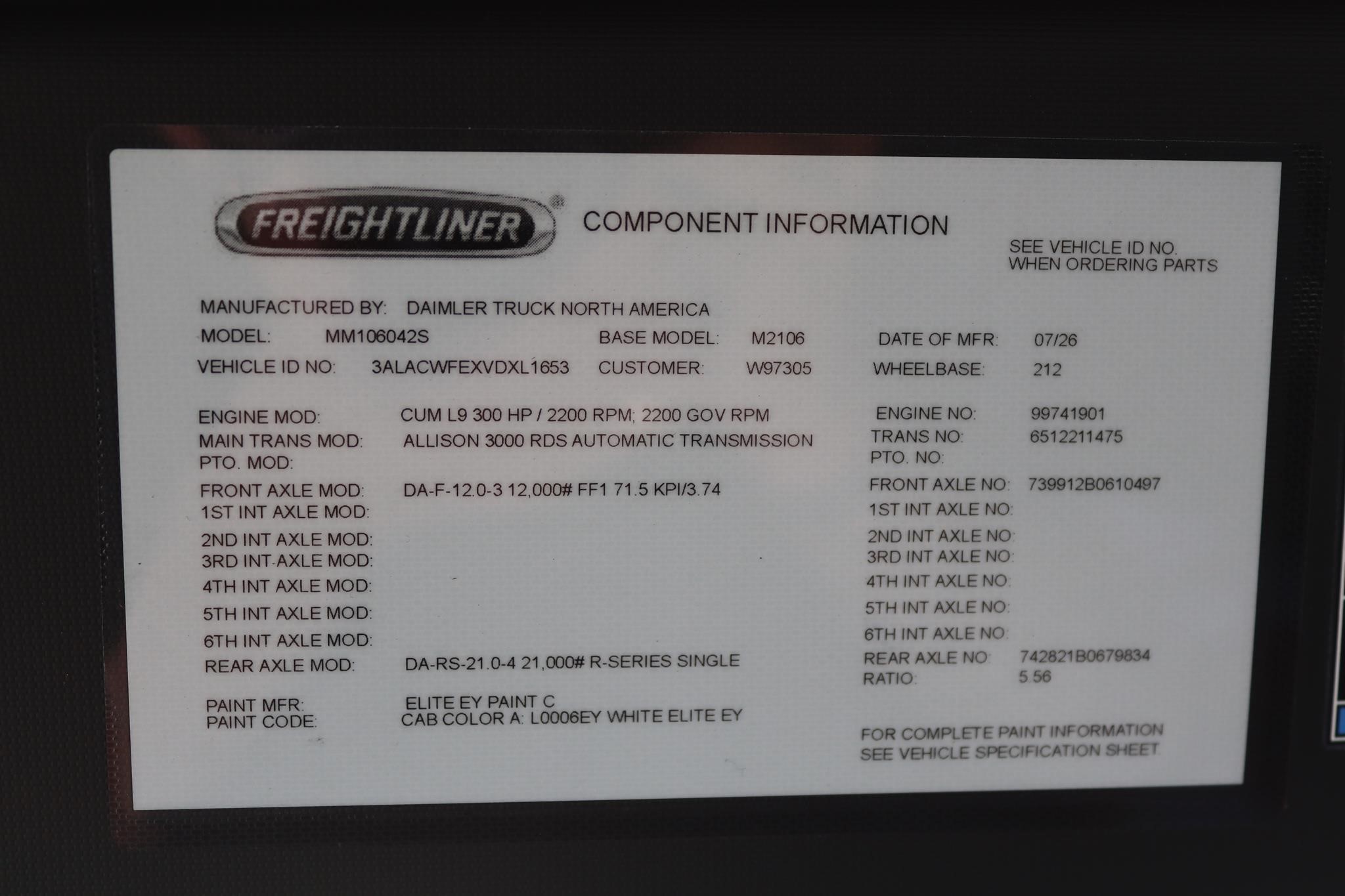 2027 FREIGHTLINER BUSINESS CLASS M2 106 PLUS 11044838568 2027 FREIGHTLINER BUSINESS CLASS M2 106 PLUS 11044838568