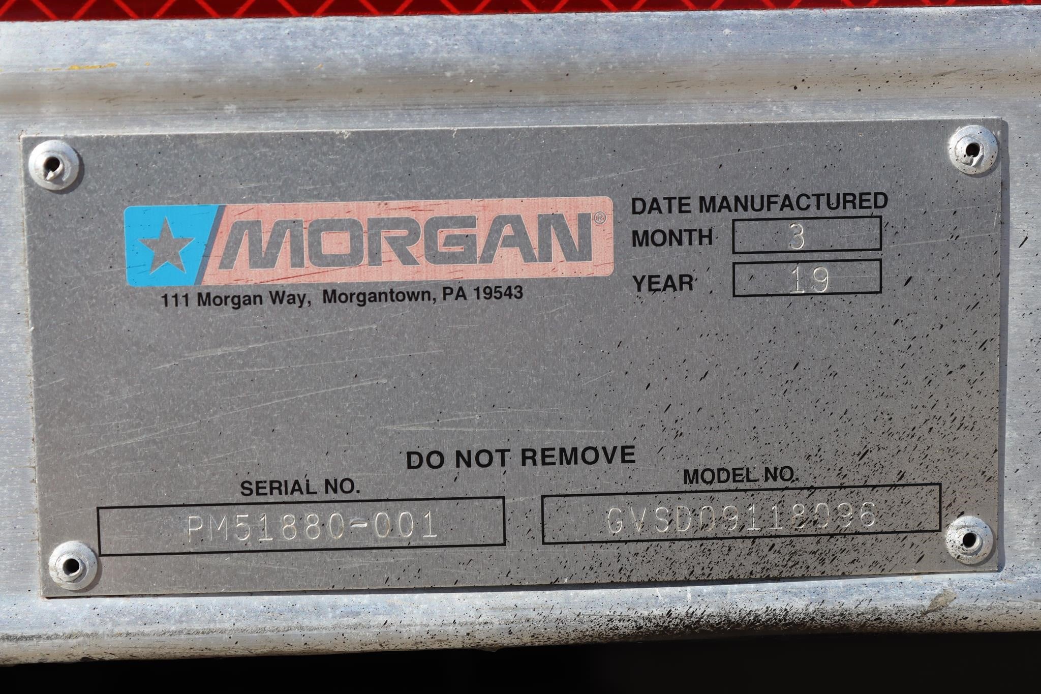 2019 MORGAN 18 FT 11044978215 2019 MORGAN 18 FT 11044978215