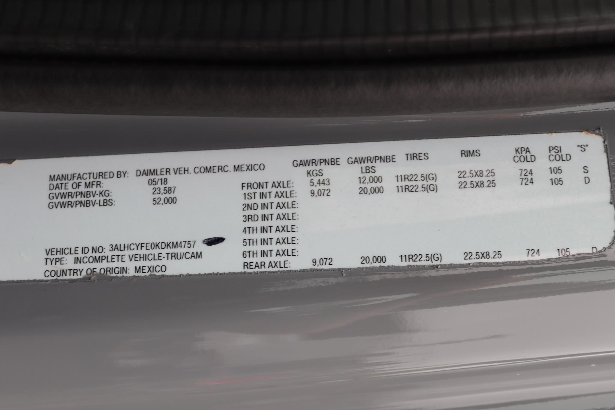 2019 FREIGHTLINER BUSINESS CLASS M2 106 11051164669 2019 FREIGHTLINER BUSINESS CLASS M2 106 11051164669