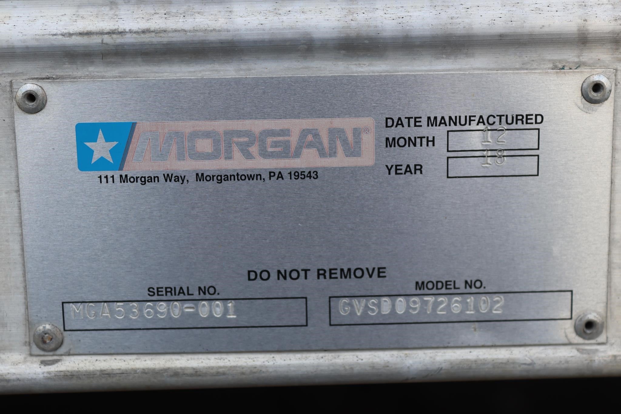 2019 MORGAN 26 FT 11055484520 2019 MORGAN 26 FT 11055484520