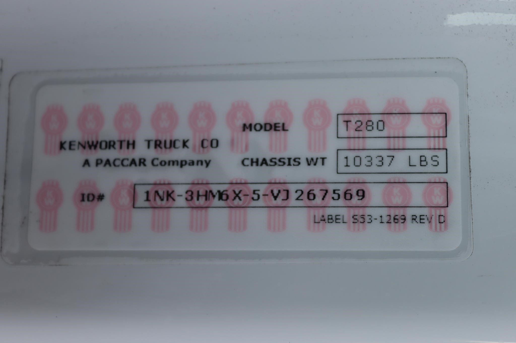 2027 KENWORTH T280 11055788258 2027 KENWORTH T280 11055788258