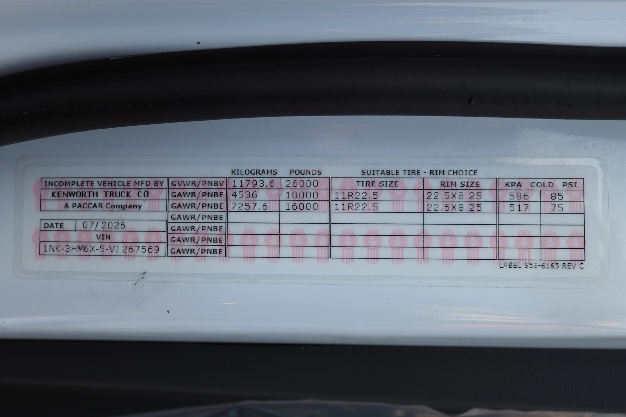 2027 KENWORTH T280 11055788271 2027 KENWORTH T280 11055788271